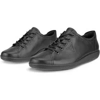 Ecco Ecco Soft 2.0 Schnürschuh, Freizeitschuh, Halbschuh, Schnürschuh mit dezenter Logo Prägung