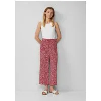 s.Oliver Culotte Hose Culotte aus Viskose mit Elastikbund