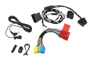 Kabelsatz Ersatzteil für die FISCON Freisprecheinrichtung „Basic” Mini ISO für Audi, Seat