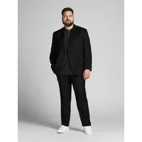 Jack & Jones PlusSize Anzug JPRFRANCO SUIT NOOS PLS (2-tlg) aus Polyester, Viskose und Elasthan, Slim Fit Passform, pflegeleicht