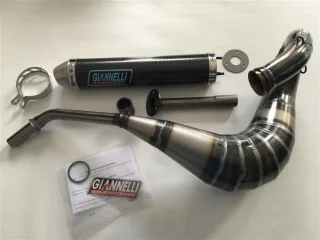 Auspuff Anlage Giannelli Carbon Husqvarna SM 125 ab Bj. 00 für den Typ: H200AB