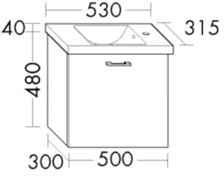 Burgbad Ker.-WT+WTU Sys30 PG2 Echo Frassino Dekor Cappuccino/Alpinweiss, SGGX053F6325C0001 SGGX053F6325C0001