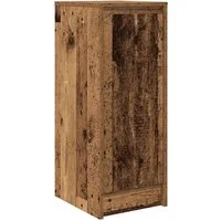 vidaXL Sideboard Sideboard Altholz-Optik 29,5x34x76 cm Holzwerkstoff (1 St)