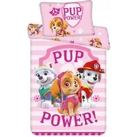 PAW PATROL Kinderbettwäsche Paw Patrol "Pup Power" Everest Skye Marshall Bettw, Renforcé, 2 teilig