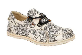 Eject 10078 Damenschuhe SONY3DEAL in Wei? - Schwarz mit bequemer Schn?rung