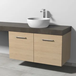 Sanipa Waschtischunterbau mit Türen 2morrow (G1365) 510x1000x520 Eiche-Nordic, G136548 G136548