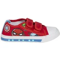 Cerda Spiderman Kinder mit LED-Licht, Baumwollschuhe, Sportschuhe Jungen Sneaker