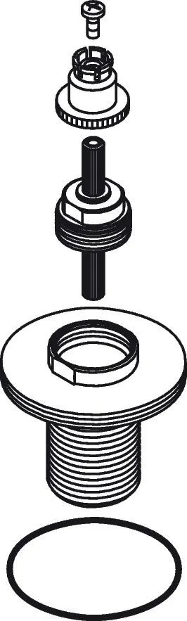 Hansgrohe Spannflansch Axor Absperrventil , 97656000 97656000