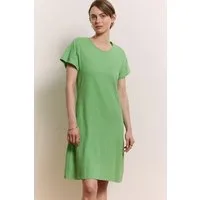 Tranquillo Sommerkleid Jerseykleid Inoaa aus Biobaumwolle und Leinen Nachhaltiger Leinen-Baumwoll-Mix mit Relaxed Fit