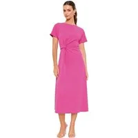 LIPSY Midikleid Lipsy Midikleid mit seitlichem Knoten, Regular (1-tlg)