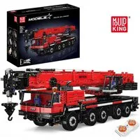 Mould King 17074 Crane Red Konstruktions-Spielset, (3218 St)