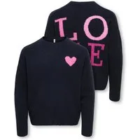 KIDS ONLY Strickpullover KOGABBY LOVE PULLOVER VD KNT