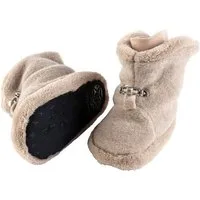 Sterntaler® Baby Stiefel uni Outdoorschuh Microfleece Baby-Stiefel, Teddy-Futter, Kordelstopper, rutschfest