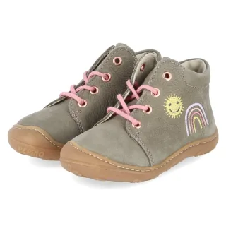 Pepino Schnürschuhe MECKI - Gr. 18 - Grün - Rauleder