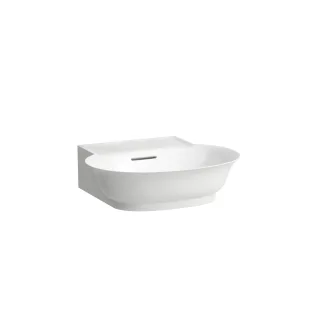 LAUFEN Handwaschbecken THE NEW CLASSIC, ohne Hahnloch, mit Überlauf 500x450 LCC weiß, H815852400109 H8158524001091