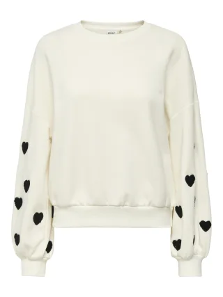 ONLY - ONLMACY L/S O-NECK BOX CC SWT NOOS Cloud Dancer - Gr. - L