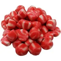 Fruchtgummi Bären & Co. Süßigkeit, Fruchtgummi Jelly Tops Strawberry Erdbeer Sahne Creme Küsse Halal 175g