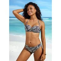 LASCANA Bügel-Bandeau-Bikini-Top Liv, Mit goldfarbener Schnalle