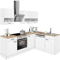 OPTIFIT Winkelküche Elga, Premium-Küche, Soft-Close-Funktion, Vollauszug, Stellbreite 225x175cm