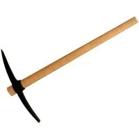 TRIZERATOP Gartenhacke Spitzhacke Kreuzhacke Hacke mit Stiel 2,5kg