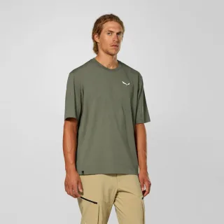 SALEWA - Eagle Loose T-Shirt Herren - Grün (Gr.48)