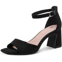 Tamaris Sandalette Blockabsatz, Riemchensandale, Sommerschuh in veganer Verarbeitung