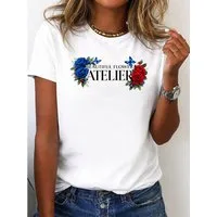 RMK T-Shirt Damen Shirt Rundhals Basic "Beautiful"