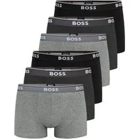 BOSS Trunk Cotton Stretch (6-St) mit umlaufend eingewebtem Markenschriftzug