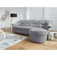 DOMO collection Ecksofa SARAFINA 232x146 cm, auch mit Federkern für noch mehr Sitzkomfort!, whlw. mit Bettfunktion, L-Form