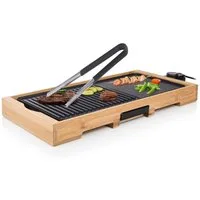 Tristar Tischgrill, 2200 W, Elektrischer Indoor Elektro-Grill mit großer Grillfläche 51x25cm