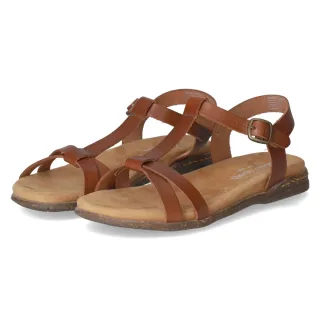 Josef Seibel T-Steg-Sandalen FABRICIA 01 - Gr. 39 - Braun - Glattleder