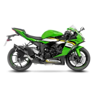 LeoVince Sportauspuff LV-14 R BLACK Kawasaki ZX-6R Ninja Bj.2024-2026 EURO5+ / eintragungsfrei +ABE