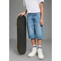 H.I.S Jeansbermudas Regular fit H.I.S Jeansbermudas für Jungen gerader Beinverlauf, mit verstellbarem Gummizug im Bund