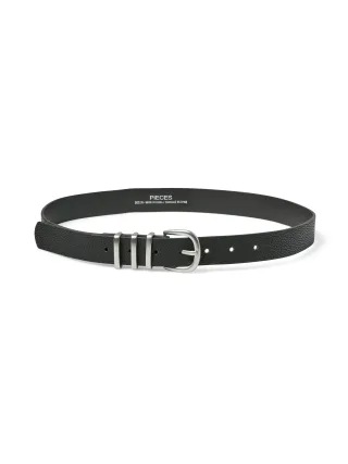 PIECES - PCLEA JEANS BELT NOOS WB PU Black - Gr. - 85