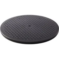 TOOLCRAFT Schreibtischaufsatz TOOLCRAFT Monitor-Drehteller Höhen-Bereich: 2 cm (max) Schwarz