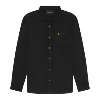 Lyle & Scott - Hemd für Herren, Twill (Schwarz)