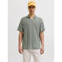 Jack & Jones Poloshirt JPRBLUHARRY SS SPLIT NECK POLO SN Baumwollmischung, regular fit