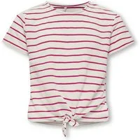 KIDS ONLY T-Shirt KOGJANA SS STRIPED KNOT TOP JRS mit coolem Knotendetail
