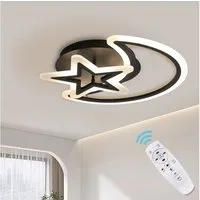Lapalife Deckenleuchte Deckenlampe Dimmbar, Helligkeit Einstellbar, 3000K-6000K, Augenschutz, LED fest integriert, Memory-Funktion, Mit Fernbedienung, für Wohnzimmer, Schlafzimmer