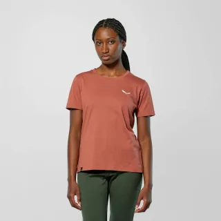 SALEWA - Eagle Vocab T-Shirt Damen - Rot (Gr.32)