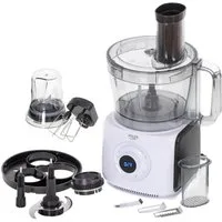 Adler Küchenmaschine, 2000W, 3,5L, 12in1 Multifunktionales Küchengerät mit LCD-Anzeige