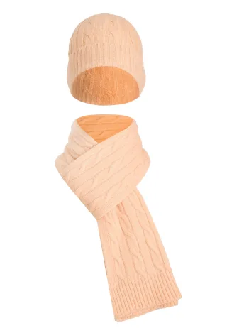 Set Aus Schal Und Mütze Set Aus Schal Und Mütze