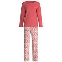 CALIDA Pyjama Cotton Special Damen (2 tlg) 100% Baumwolle, atmungsaktiv, hautfreundlich, pflegeleicht