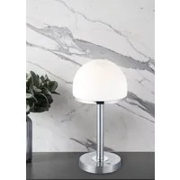 TRIO Leuchten LED Tischleuchte Berlin, Dimmfunktion, LED fest integriert, Warmweiß, Tischlampe mit 4 fach TOUCH-Dimmer in modernem Design