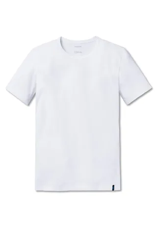 SCHIESSER - Shirt 1/2 Arm weiss - Gr. - 8