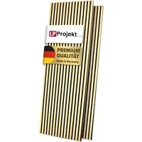 LP projekt Akustikplatte Effektive Wandpaneele für ruhige Räume & moderne Raumgestaltung, (4-St., Verfügbar in Breiten 120–300 cm und Längen 40/60 cm), Schallabsorbierende Wandverkleidung für Home Office & Wohnzimmer