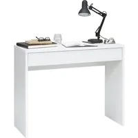 PREISBRECHER Schreibtisch CHECKER 1, in weiß - 100x80x40cm (BxHxT)