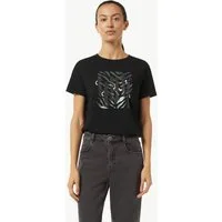 comma Kurzarmshirt T-Shirt T-Shirt mit Artwork