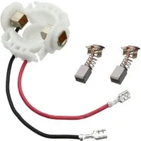 Trade-Shop Ersatzbürste 2x mit Motorkohlen-Halter passend für Makita DSS501 BSS500 BSS501, Bohrschrauber, Bohrhammer, Metallsäge, Winkelschleifer, Stichsäge, inkl. 2 Motorkohlen zum sofortigen Einsatz