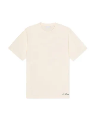les deux - T-Shirt mit Backprint - Ben weiß - Gr. - S